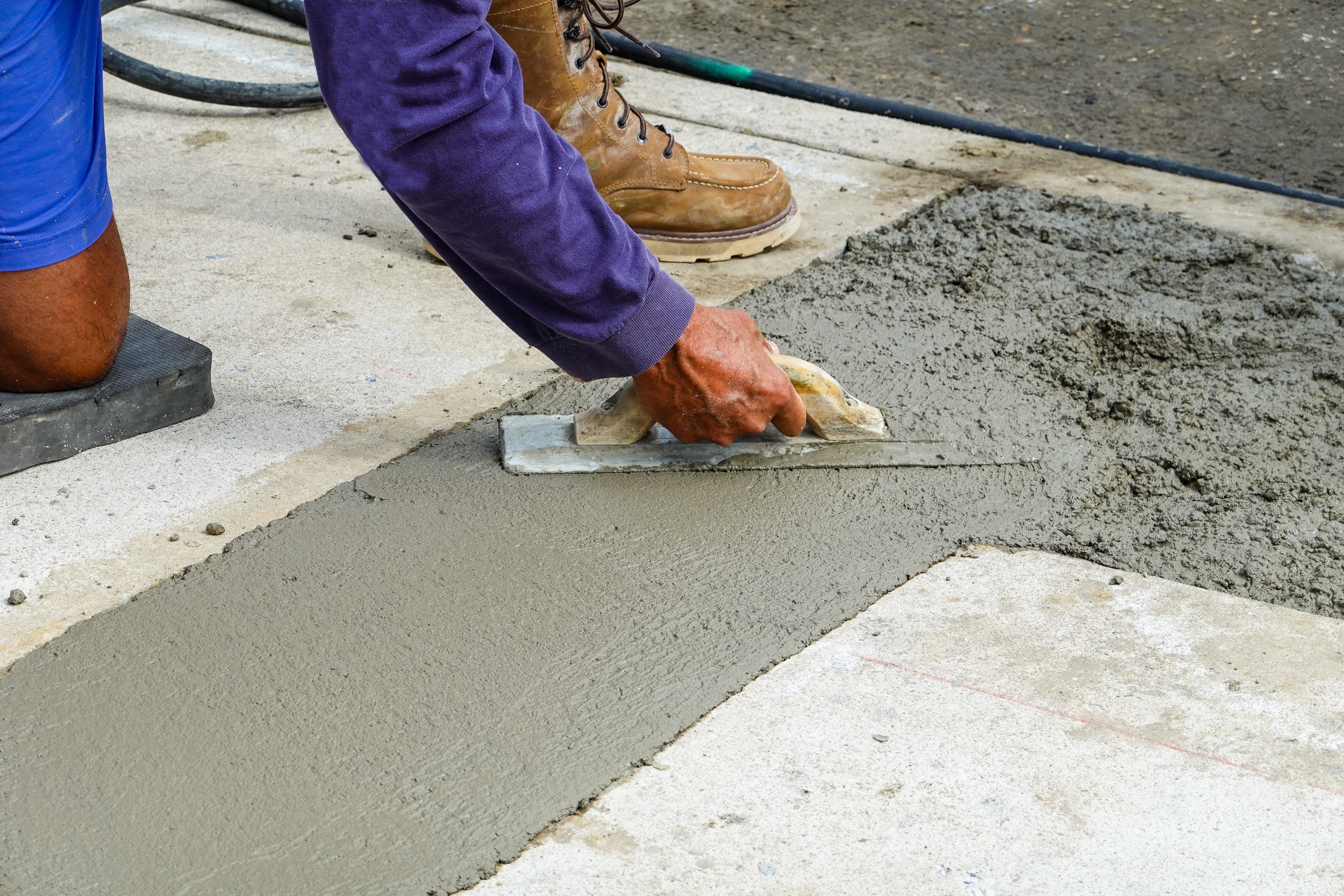Concrete finishing work, Tampa, FL