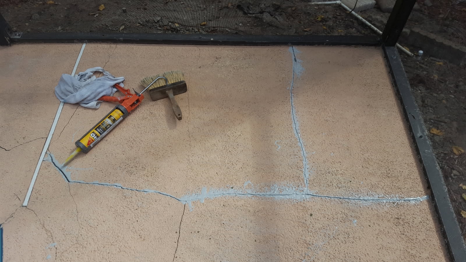 Concrete crack repair, Tampa, FL